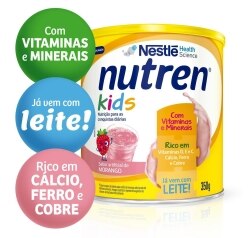 Suplemento Alimentar NUTREN KIDS Morango 350g